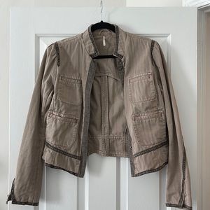 Purple Free People Jacket